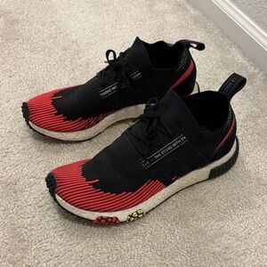 adidas NMD Black and Red Men's Sneakers